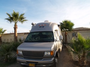 Coach House backed in for the night