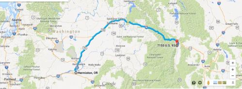 Hermiston to spokane