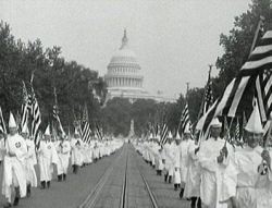 Racists march beneath the Capitol dome.