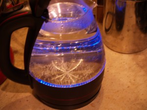 Induction boil kettle.