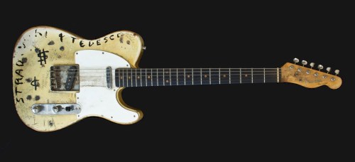 Tommy Tedesco's 1960s Fender Telecaster, signed by fellow musicians